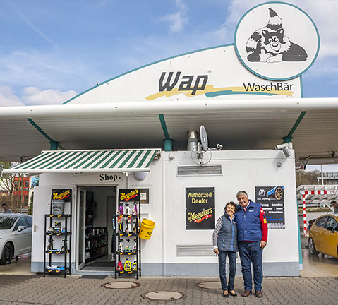 Inhaberin und Ehemann