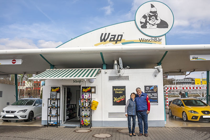 Inhaberin und Ehemann