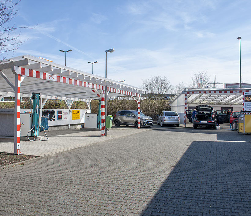 WAP-Waschanlage - SB-Saugen – Überdachte Plätze