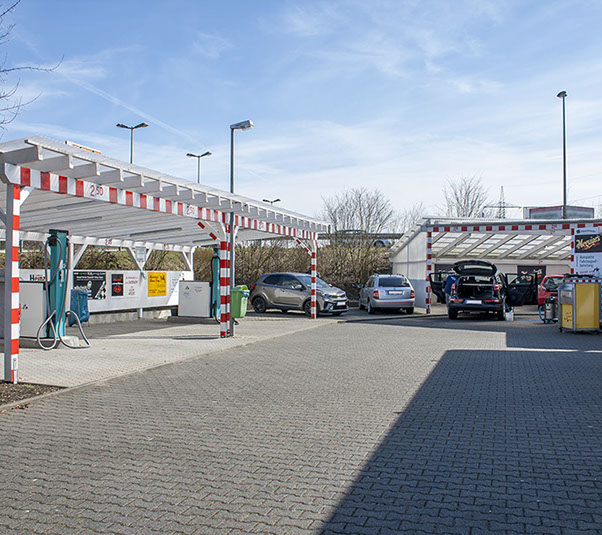 WAP-Waschanlage - SB-Saugen – Überdachte Plätze