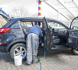 WAP-Waschanlage – Car-Kosmetik – Dienstleistungsprogramm – Saugen