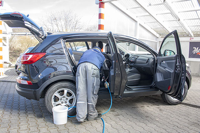 WAP-Waschanlage – Car-Kosmetik – Dienstleistungsprogramm – Saugen