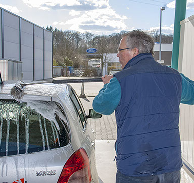 WAP-Waschanlage - SB-Waschboxen – Schaumbürste