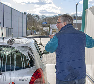 WAP-Waschanlage - SB-Waschboxen – Schaumbürste