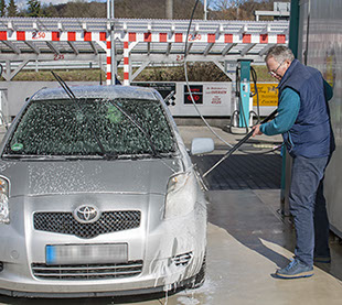 WAP-Waschanlage - SB-Waschboxen – Schaumbürste