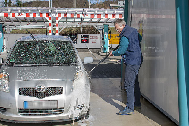 WAP-Waschanlage - SB-Waschboxen – Schaumbürste