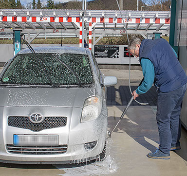 WAP-Waschanlage - SB-Waschboxen – Schaumbürste – Pfelge