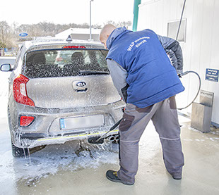 WAP-Waschanlage – Car-Kosmetik – Dienstleistungsprogramm – Schaumreinigungsbürste