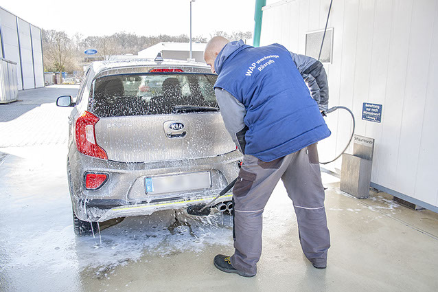WAP-Waschanlage – Car-Kosmetik – Dienstleistungsprogramm – Schaumreinigungsbürste