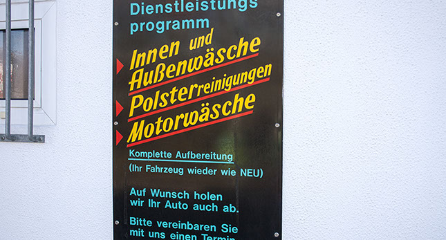 WAP-Waschanlage der Shop mit Markenprodukten zur Fahrzeug-Pflege und unser Dienstleitungsprogramm