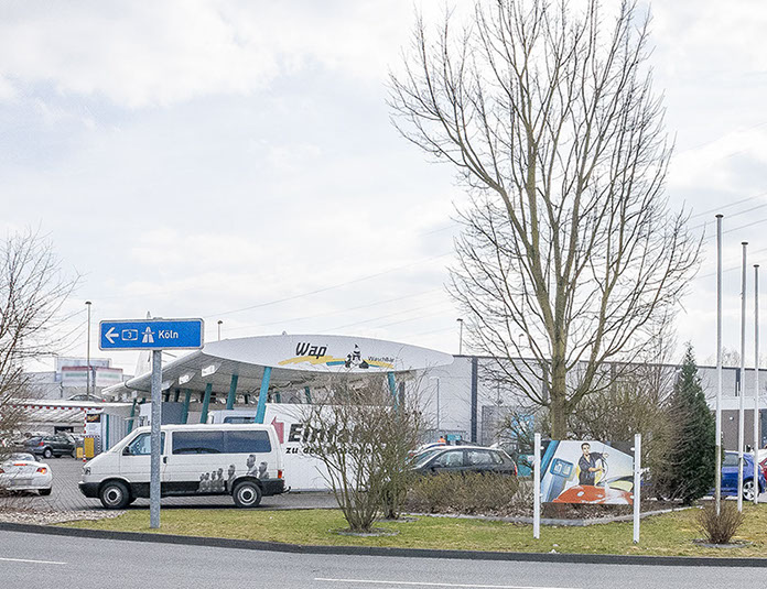 WAP-Waschanlage Strassenansicht