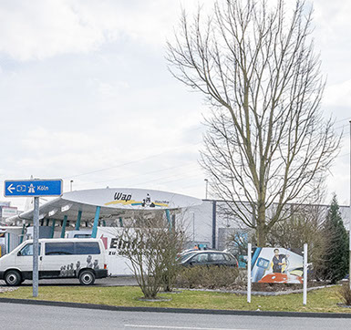 WAP-Waschanlage Strassenansicht