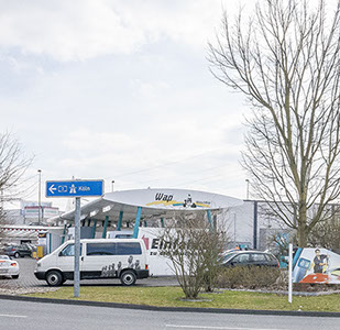 WAP-Waschanlage Strassenansicht