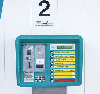 WAP-Waschanlage - SB-Waschboxen – Terminal