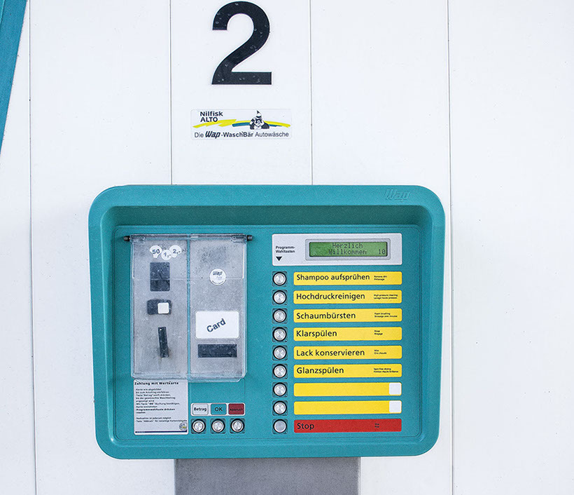 WAP-Waschanlage - SB-Waschboxen – Terminal