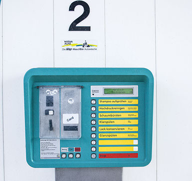 WAP-Waschanlage - SB-Waschboxen – Terminal