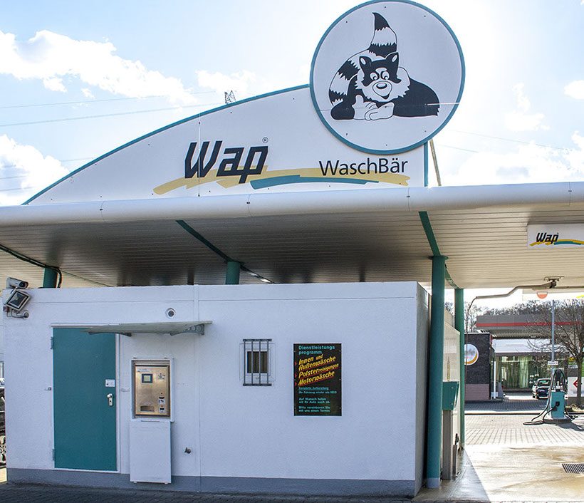 Wechselautomat der WAP-Waschanlage