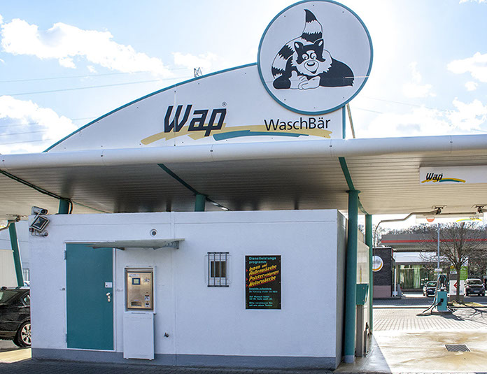 Wechselautomat der WAP-Waschanlage