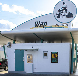Wechselautomat der WAP-Waschanlage