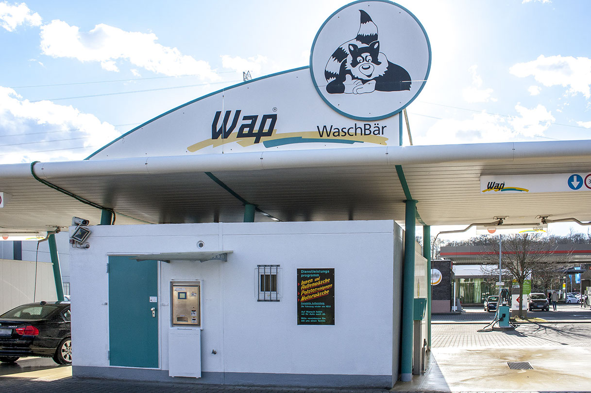 Wechselautomat der WAP-Waschanlage